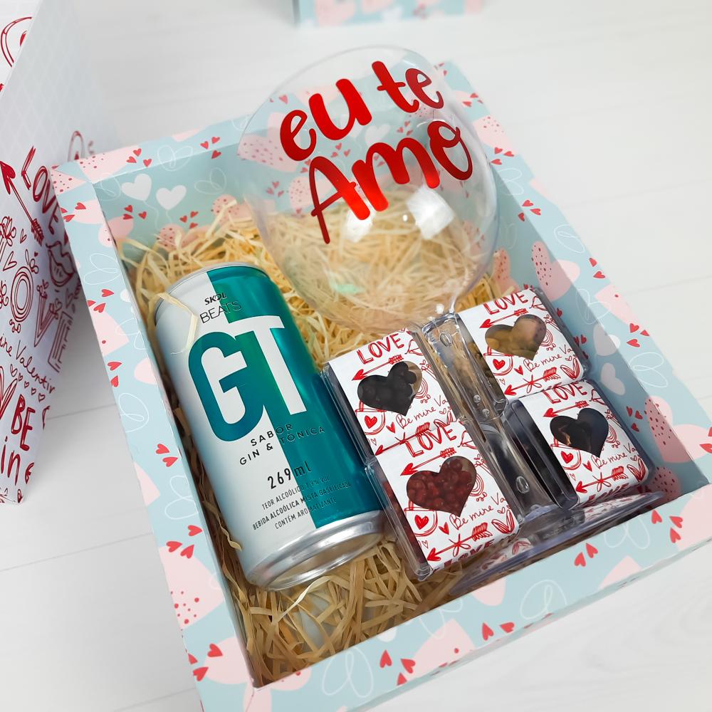 Arquivo de Corte Caixa Gin 02 - Dia dos Namorados - Studio/PDF
