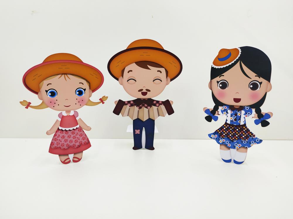 Arquivo de Corte Display 01 - Festa Junina - STUDIO/PDF