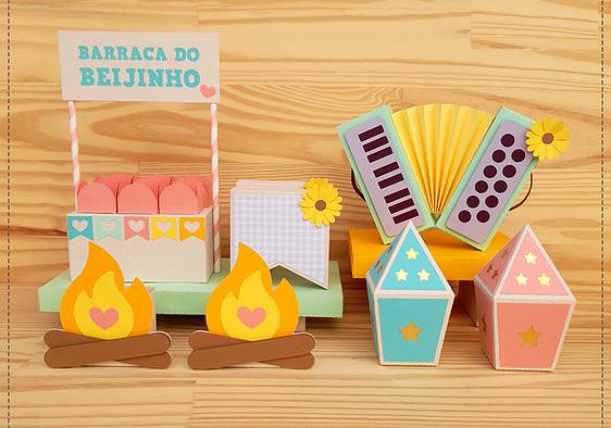 Arquivo de Corte Kit Festa Junina 44 - Studio/DXF/SVG