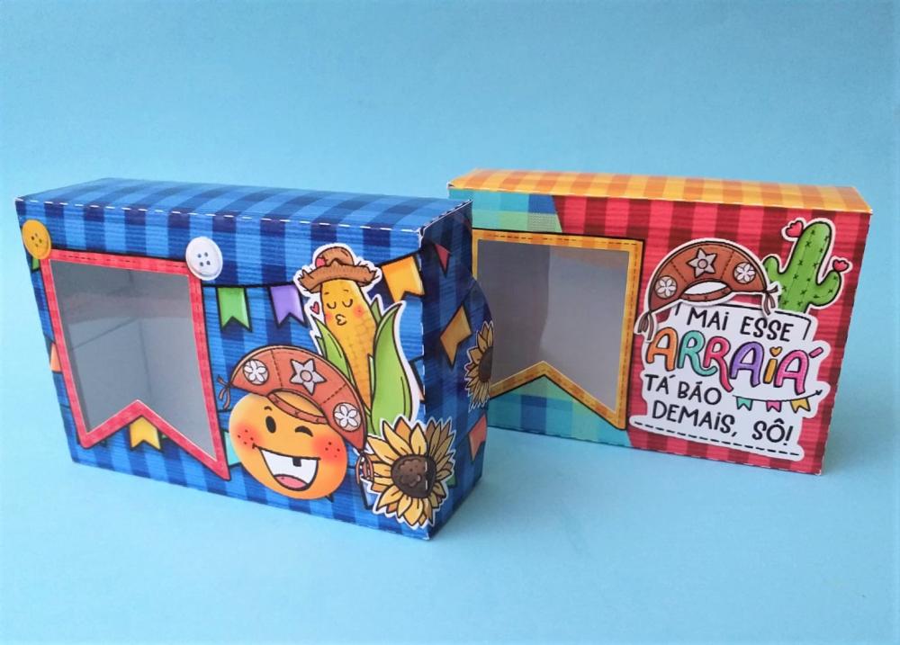 Arquivo de Corte Caixinha Doces Festa Junina 42 - DXF, SVG, PDF, 