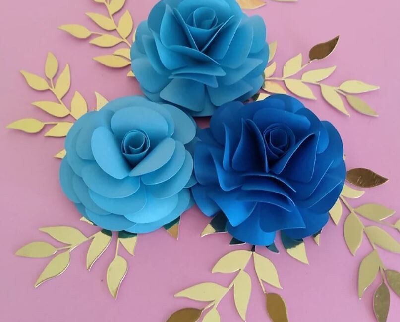 Arquivo de Corte Topo de Bolo Flores 06 - Somente Studio