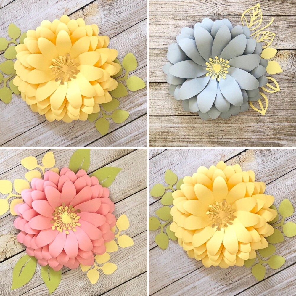Arquivo de Corte Topo de Bolo Flores 09 - Somente Studio