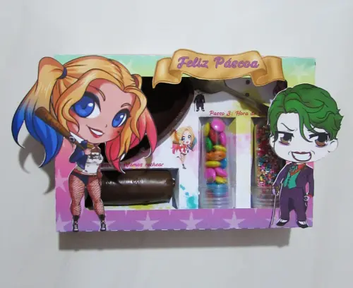 Arquivo de Corte Caixa Mini Confeiteiro Arlequina 01 - STUDIO/PDF