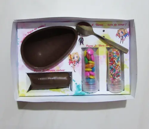 Arquivo de Corte Caixa Mini Confeiteiro Arlequina 01 - STUDIO/PDF