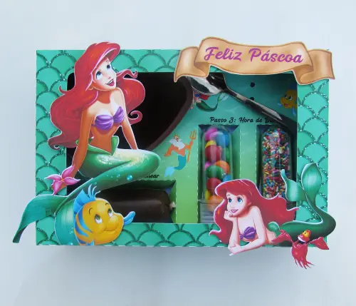 Arquivo de Corte Caixa Mini Confeiteiro Ariel 01 - STUDIO/PDF