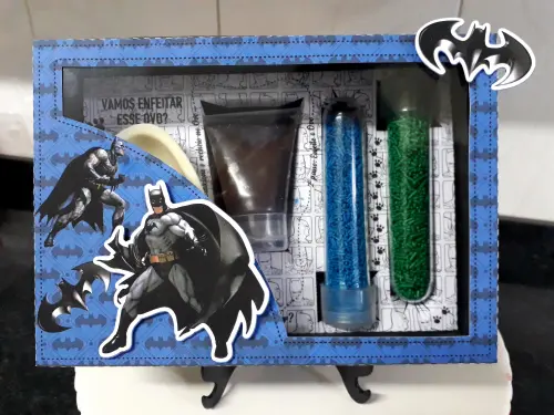 Arquivo de Corte Caixa Mini Confeiteiro Batman 02 - STUDIO/PDF