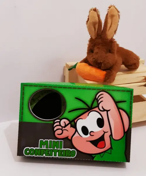 Arquivo de Corte Caixa Mini Confeiteiro Cebolinha 01 - STUDIO/PDF