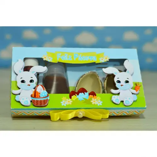 Arquivo de Corte Caixa Mini Confeiteiro Coelhinho 10 50g - STUDIO