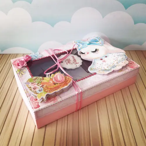 Arquivo de Corte Caixa Mini Confeiteiro Coelhinho 15 150g - STUDI