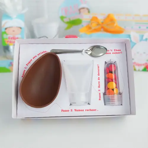 Arquivo de Corte Caixa Mini Confeiteiro Coelhinho 06 - STUDIO/PDF