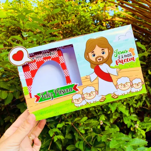 Arquivo de Corte Caixa Mini Confeiteiro Cristã 03 - STUDIO/PDF