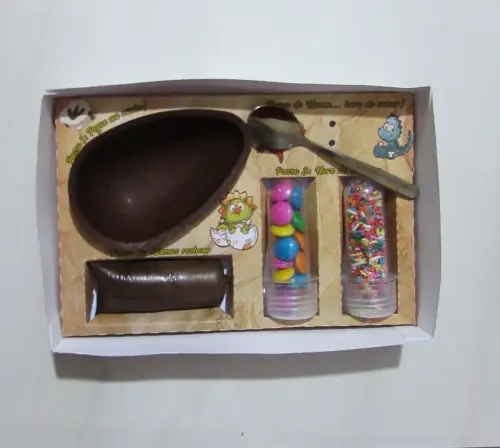 Arquivo de Corte Caixa Mini Confeiteiro Dinossauro 02 - STUDIO/PDF