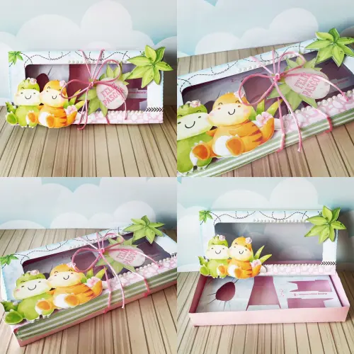 Arquivo de Corte Caixa Mini Confeiteiro Dinossauro 06 - STUDIO/PDF