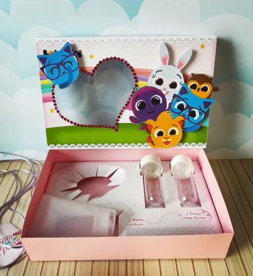 Arquivo de Corte Caixa Mini Confeiteiro Bolofofos 03 - STUDIO/PDF