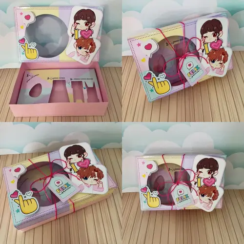 Arquivo de Corte Caixa Mini Confeiteiro Dorama 01 - STUDIO/PDF/PNG