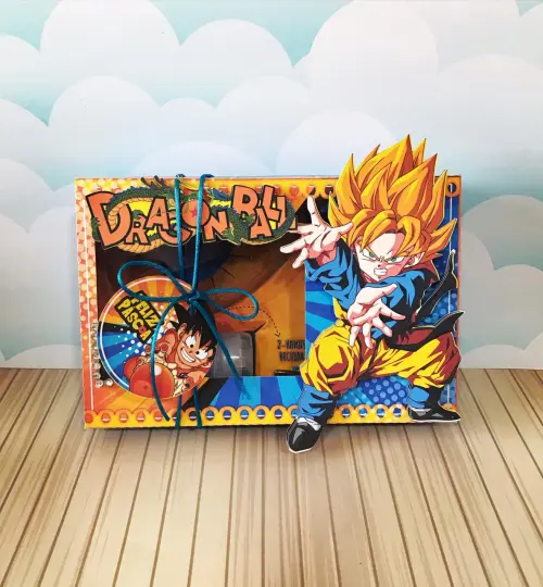 Arquivo de Corte Caixa Mini Confeiteiro Dragon Ball 01 - STUDIO/P