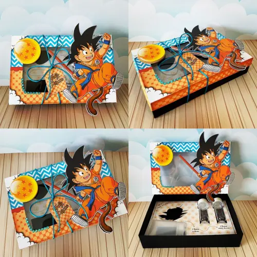 Arquivo de Corte Caixa Mini Confeiteiro Dragon Ball 07 - STUDIO/PDF/PNG