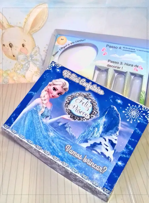 Arquivo de Corte Caixa Mini Confeiteiro Frozen 01 - STUDIO/PDF/JPG