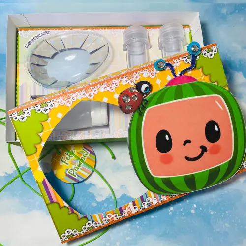 Arquivo de Corte Caixa Mini Confeiteiro Cocomelon 03 - STUDIO/PDF/PNG