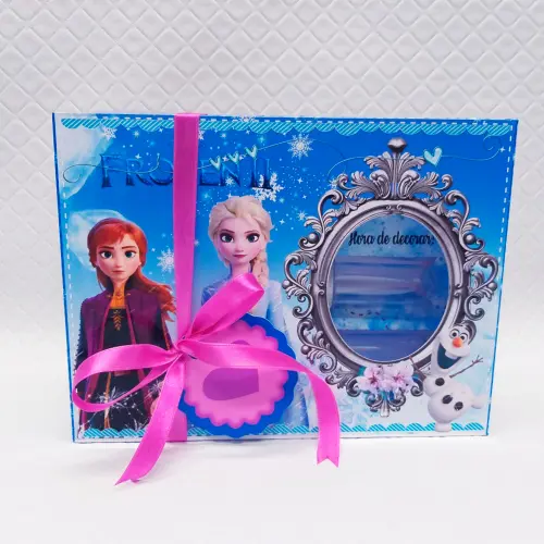 Arquivo de Corte Caixa Mini Confeiteiro Frozen 04 - STUDIO/PDF