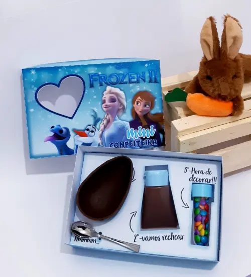 Arquivo de Corte Caixa Mini Confeiteiro Frozen 06 - STUDIO/PDF