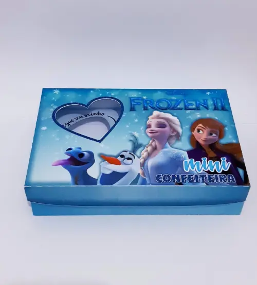 Arquivo de Corte Caixa Mini Confeiteiro Frozen 06 - STUDIO/PDF