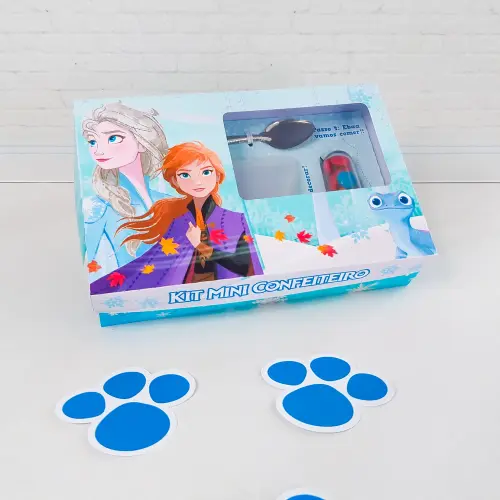 Arquivo de Corte Caixa Mini Confeiteiro Frozen 08 - STUDIO/PDF