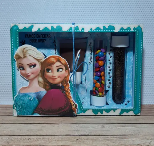 Arquivo de Corte Caixa Mini Confeiteiro Frozen 09 - STUDIO/PDF