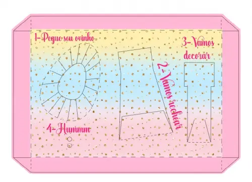 Arquivo de Corte Caixa Mini Confeiteiro Galinha Pintadinha 05 - S