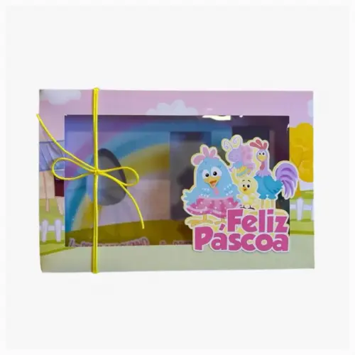 Arquivo de Corte Caixa Mini Confeiteiro Galinha Pintadinha 06 - STUDIO/PNG