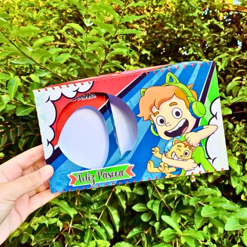 Arquivo de Corte Caixa Mini Confeiteiro Gato Galactico 02 - STUDIO/PDF