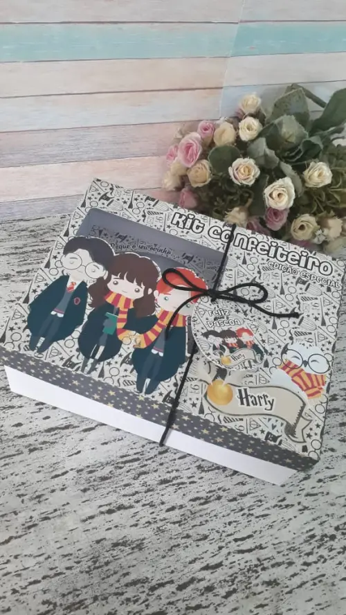 Arquivo de Corte Caixa Mini Confeiteiro Harry Potter 05 - STUDIO/PDF
