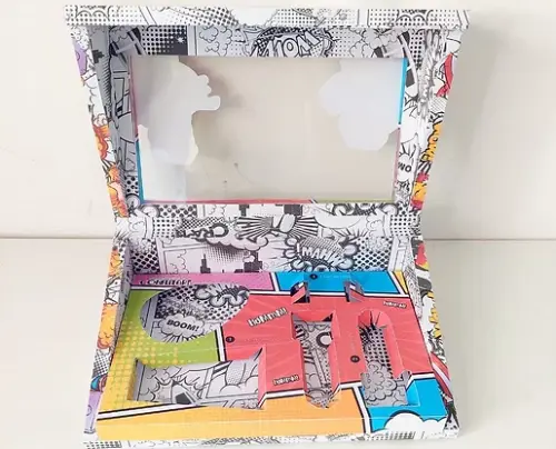 Arquivo de Corte Caixa Mini Confeiteiro Heróis 03 - STUDIO/PDF/PNG