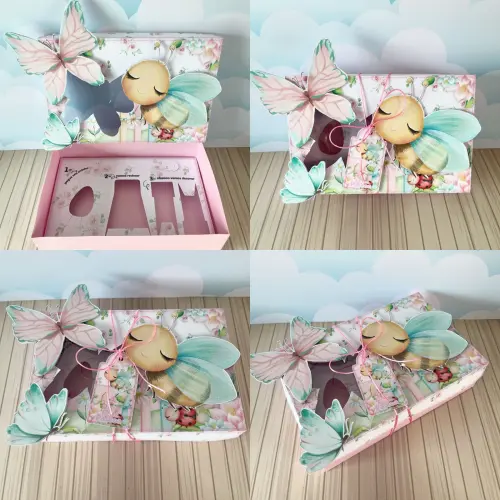 Arquivo de Corte Caixa Mini Confeiteiro Jardim Encantado 01 - STUDIO/PDF/PNG