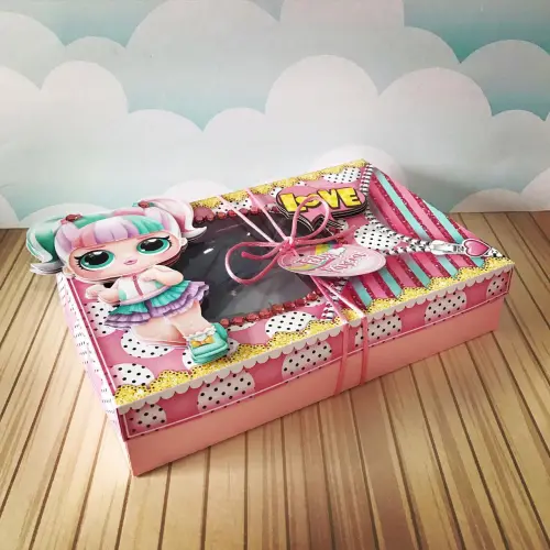 Arquivo de Corte Caixa Mini Confeiteiro LOL 01 - STUDIO/PDF/PNG