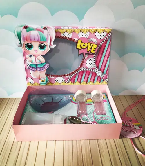 Arquivo de Corte Caixa Mini Confeiteiro LOL 01 - STUDIO/PDF/PNG