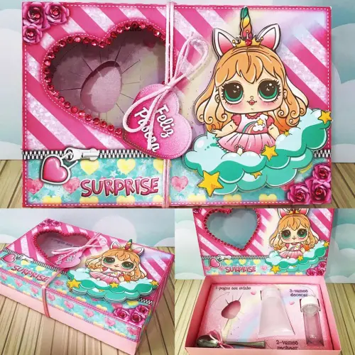 Arquivo de Corte Caixa Mini Confeiteiro LOL 02 - STUDIO/PDF