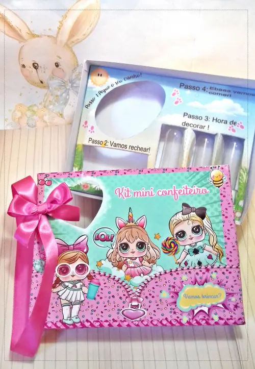 Arquivo de Corte Caixa Mini Confeiteiro LOL 03 - STUDIO/PDF/JPG