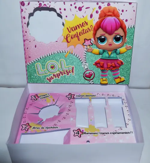 Arquivo de Corte Caixa Mini Confeiteiro LOL 04 - STUDIO/PDF