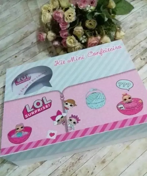 Arquivo de Corte Caixa Mini Confeiteiro LOL 05 - STUDIO/PDF