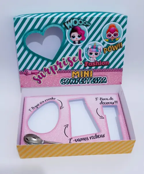 Arquivo de Corte Caixa Mini Confeiteiro LOL 08 - STUDIO/PDF