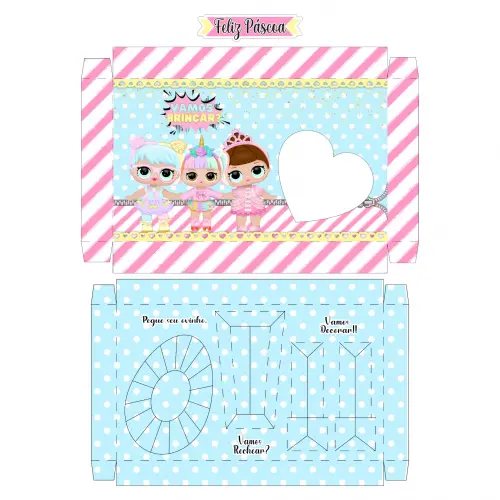 Arquivo de Corte Caixa Mini Confeiteiro LOL 15 - STUDIO/PDF