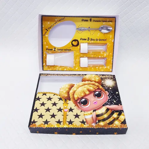 Arquivo de Corte Caixa Mini Confeiteiro LOL Queen Bee - STUDIO/PD