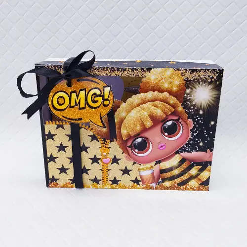 Arquivo de Corte Caixa Mini Confeiteiro LOL Queen Bee - STUDIO/PDF