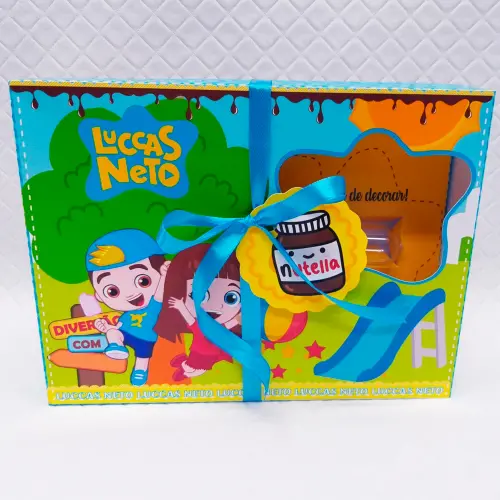 Arquivo de Corte Caixa Mini Confeiteiro Luccas Neto 04 - STUDIO/PDF