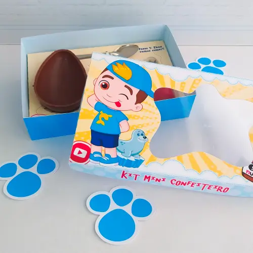 Arquivo de Corte Caixa Mini Confeiteiro Luccas Neto 08 - STUDIO/PDF