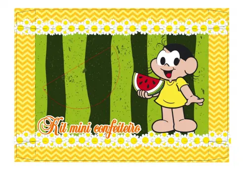 Arquivo de Corte Caixa Mini Confeiteiro Magali 02 - STUDIO/PDF