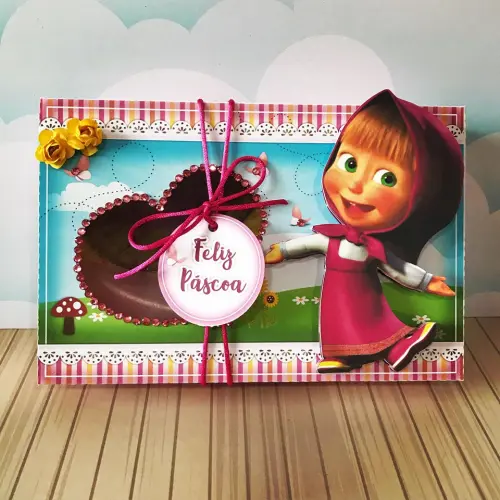 Arquivo de Corte Caixa Mini Confeiteiro Masha e o Urso 01 - STUDI
