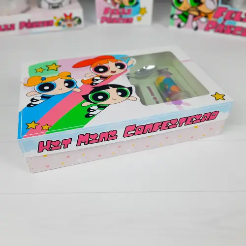 Arquivo de Corte Caixa Mini Confeiteiro Meninas Super Poderosas 01 - STUDIO/PDF