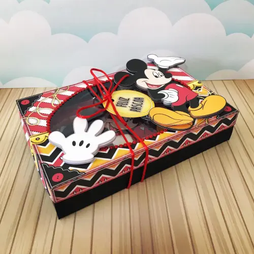 Arquivo de Corte Caixa Mini Confeiteiro Mickey 01 - STUDIO/PDF/PN